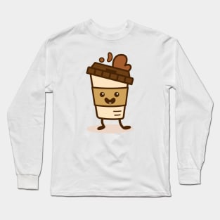 Caffeine Happy Long Sleeve T-Shirt